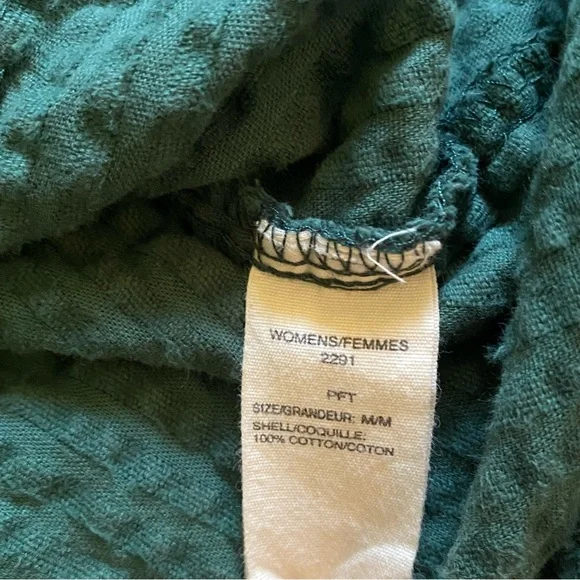 Woolrich Wide Wale Corduroy Zip Up Dark Green Jacket - Picture 3 of 4